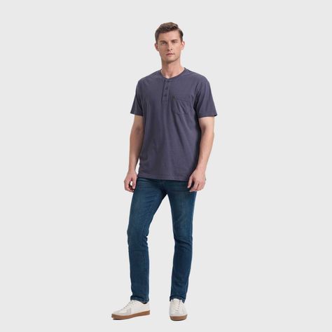 Polera Hombre Tres Botones Lavanda Fashion's Park-3