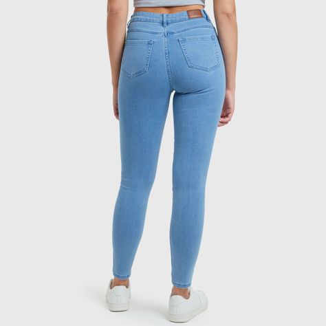 Jeans Super Skinny Emilia Azul Electrico Mujer-2