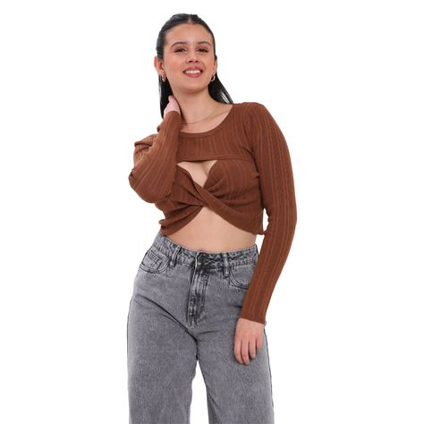 Sweater Mujer Twist Cafe Fashion's Park-0