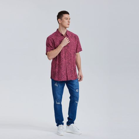 Jeans Skinny Rotura Azul Oscuro Hombre-3