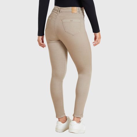 Jeans Mujer Super Skinny Cafe Claro Fashion´s Park-4
