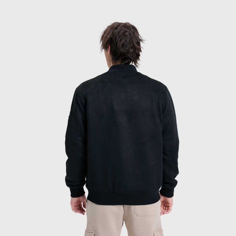 Chaqueta Hombre Bomber Negro Fashion's Park-2