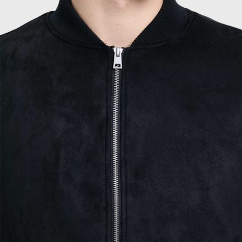 Chaqueta Hombre Bomber Negro Fashion's Park-3