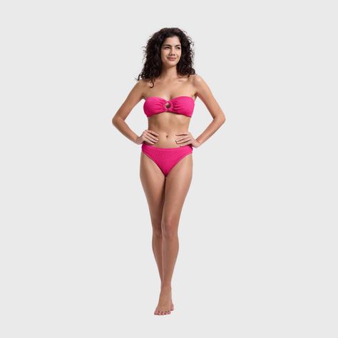 Traje De Baño Mujer Calzon Bikini Fucsia Fashion's Park-3