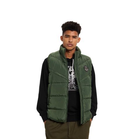Parka Hombre Full Zipper Con Bolsillo Verde Fashion's Park-0