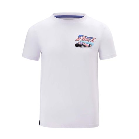 Polera Niño Print Blanco I Fashion's Park-0