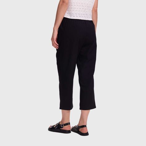 Pantalón Mujer Slim Tobillero Negro Fashion's Park-2