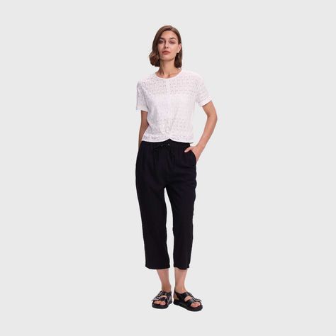 Pantalón Mujer Slim Tobillero Negro Fashion's Park-3