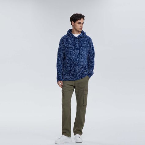 Polar Hombre Full Print Azul Fashion´s Park-3