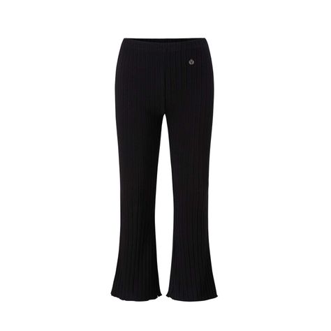 Calza Niña Rib Rule Negro Fashion's Park-0