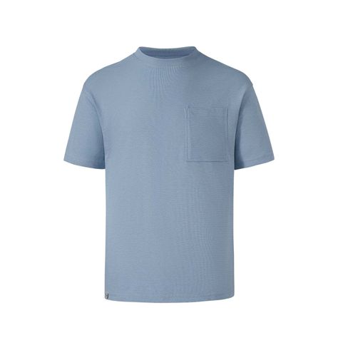 Polera Niño Básica Lisa Celeste Fashion's Park-0