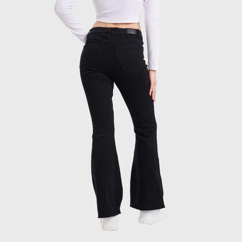Jeans Mujer Flare Monse Negro-2