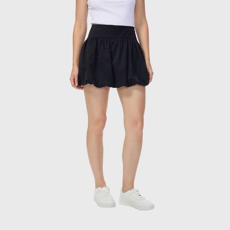 Falda Mujer Globo Negro Fashion's Park-1