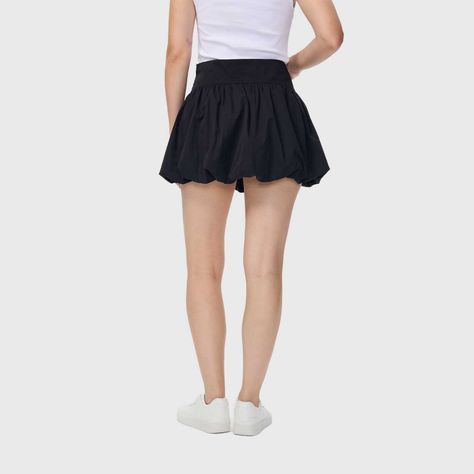 Falda Mujer Globo Negro Fashion's Park-2