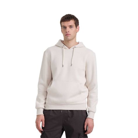 Polerón Hombre Hoodie Básico Beige Fashions Park-0