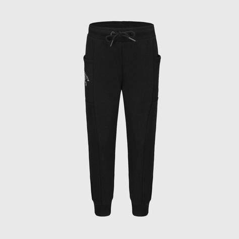 Pantalón Buzo Niña Bipack Básico Negro-5