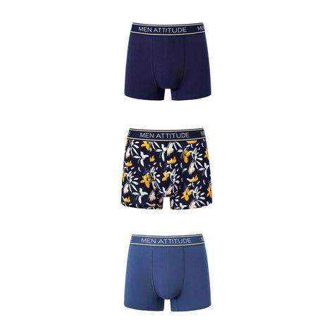 Boxer Hombre Underwear Azul Iv Fashions Park-0