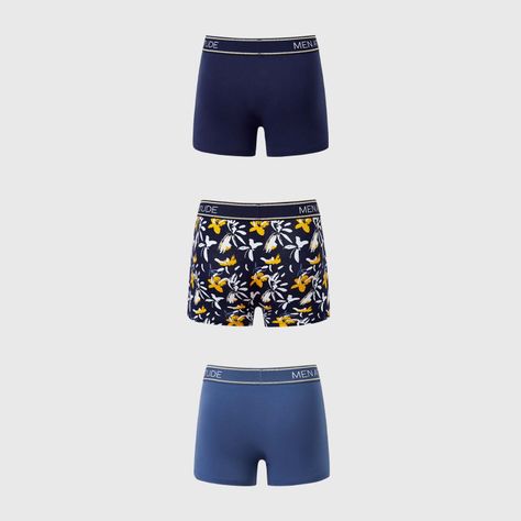 Boxer Hombre Underwear Azul Iv Fashions Park-1