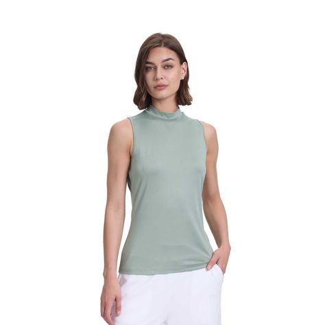 Polera Mujer Elasticada Verde Musgo Fashion's Park-0