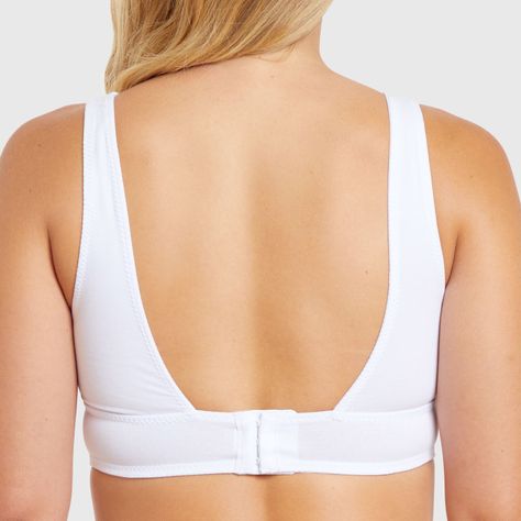 Sostén Mujer Copa Soft Tipo Bralette Blanco-1
