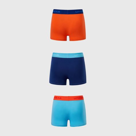 Boxer Hombre Tripack Color Naranjo Fashions Park-1