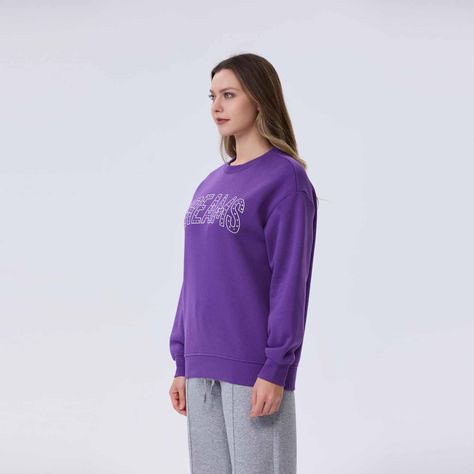 Polerón Mujer Tachas Morado-1