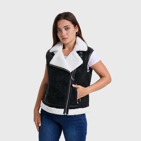 Chaqueta Mujer Pu Bonded Negro Fashion´s Park-1