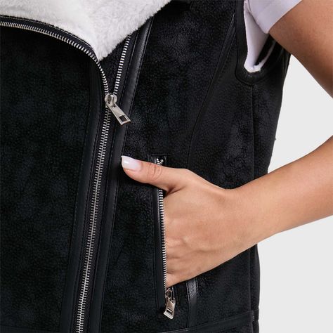 Chaqueta Mujer Pu Bonded Negro Fashion´s Park-3