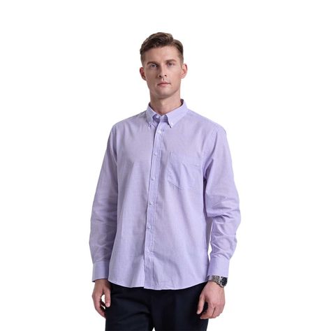 Camisa Hombre Fantasía Lila Claro Fashions Park-0