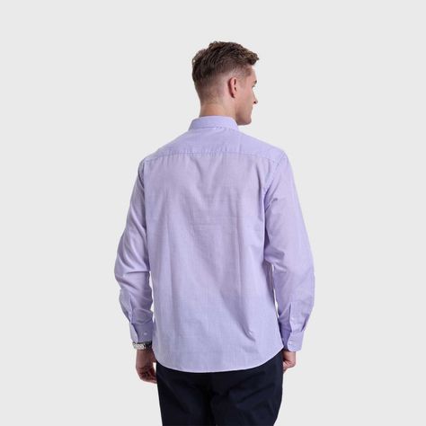 Camisa Hombre Fantasía Lila Claro Fashions Park-2