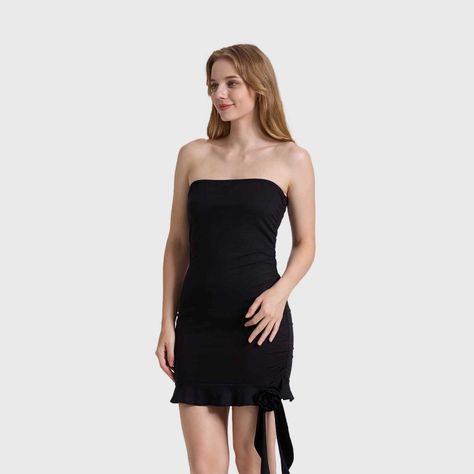 Vestido Mujer Vuelos Negro Fashions Park-1