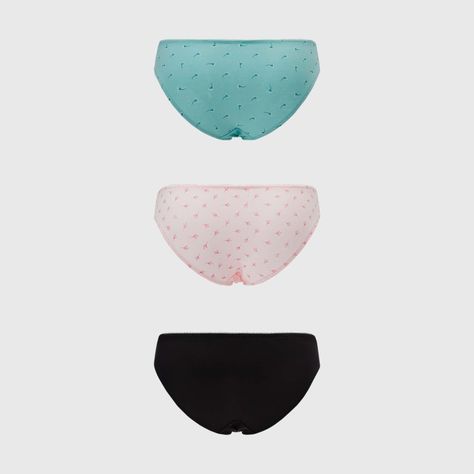 Calzón Mujer Tripack Bikini Algodón Aqua Fashion's Park-1
