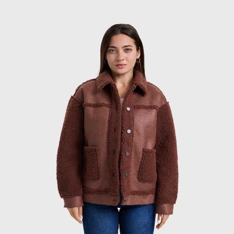 Chaqueta Mujer Bonded Cafe-1