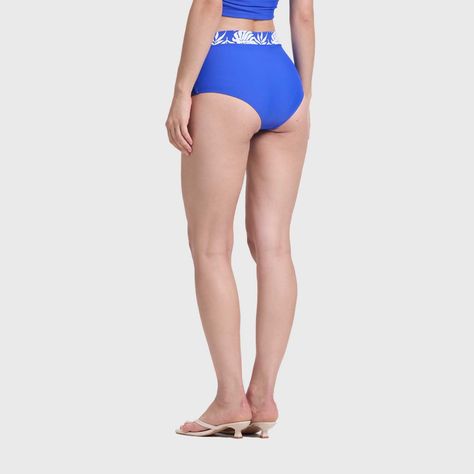 Traje De Baño Mujer Calzon Tiro Alto Azulino Fashion's Park-2