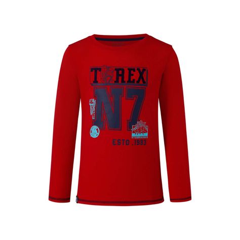 Polera Niño College Rojo Fashion's Park-0