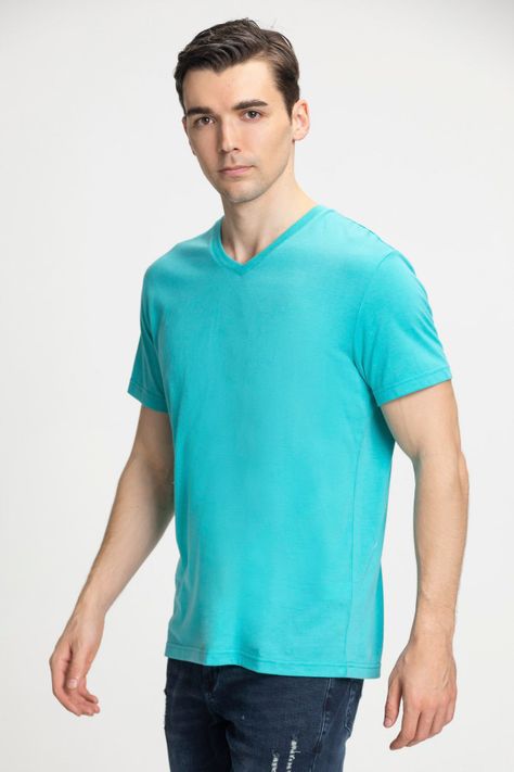 Polera Urban Básica Color Hombre Juvenil-1
