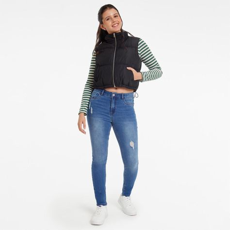 Parka Mujer Full Zipper Negro Fashion´s Park-3