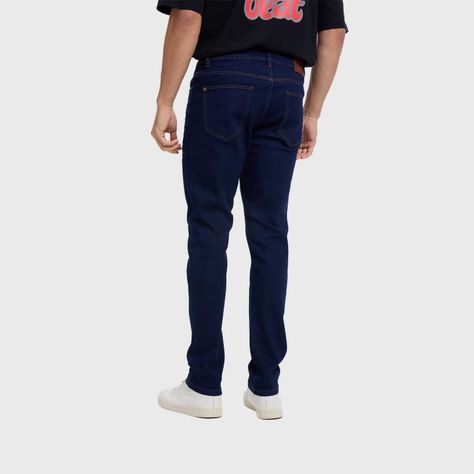 Jeans Hombre Slim Color Azul Marino III  Fashion's Park-2