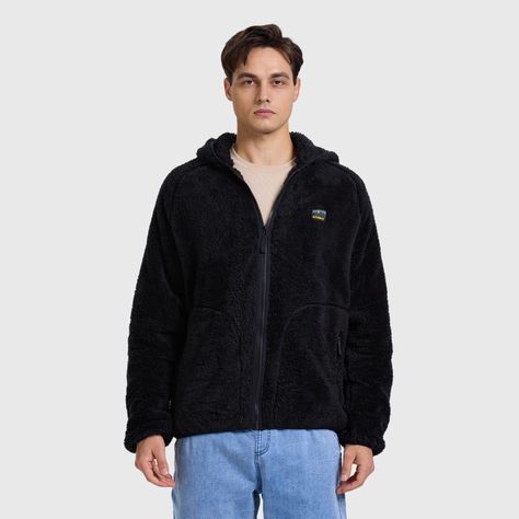 Polar Hombre Peludo Full Zipper Negro-1
