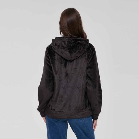 Polar Mujer Básico Full Zipper Negro-2