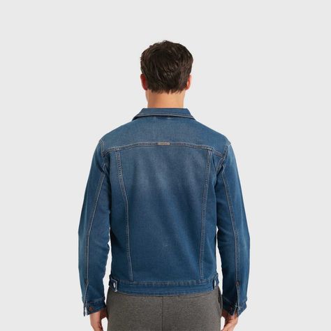 Chaqueta Hombre Clásica Azul-2
