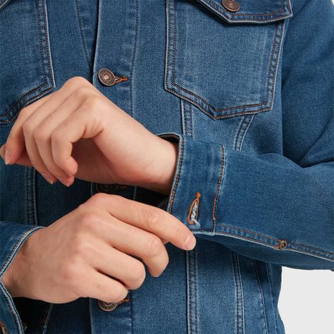 Chaqueta Hombre Clásica Azul-3