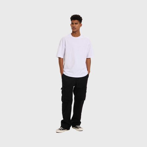 Polera Hombre Oversize Blanco III Fashion's Park-3