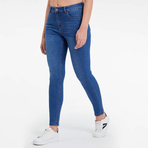 Jeans Super Skinny Estela Azul Mujer-1