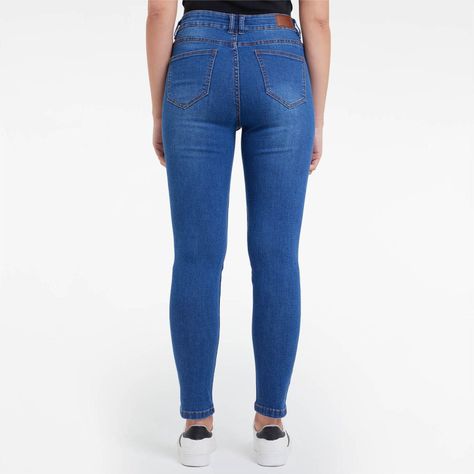 Jeans Super Skinny Estela Azul Mujer-2