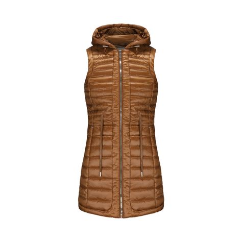 Parka Mujer Cintura Ajustable Café-0