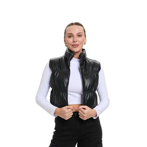 Parka Mujer Pu Juvenil Negro Fashion's Park-0