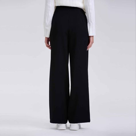 Pantalón Mujer Sastrero 3 Botones Negro-2