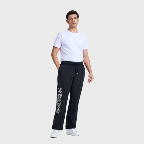 Pantalón Hombre Racing Sport Negro Fashions Park-3