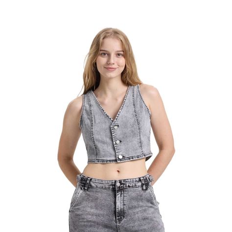 Polera Mujer Gillette Gris Claro Fashion's Park-0